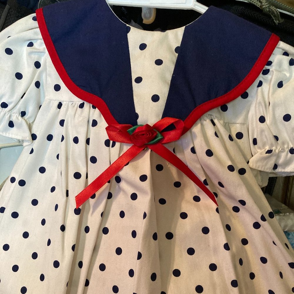 ALLISON ANN CUTE POLKA DOTS NEW DRESS AN BLOOMERS